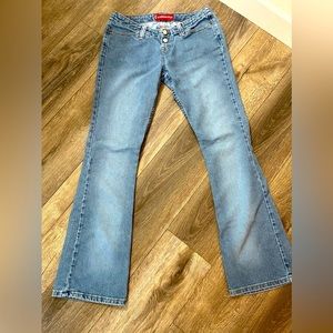 Levi 520 Too Superlow Stretch Bootcut Junior Sz 7